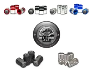Tyre Valve Stem Caps for Bikes Sparse
